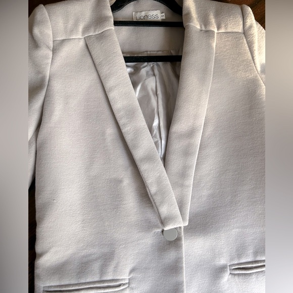 Lioness Jupiter Grey Blazer Jacket from Australia Size S - Picture 2 of 5